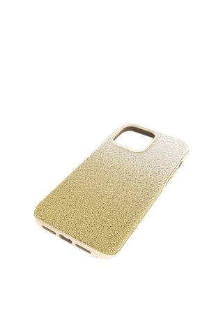 Coque iPhone 14 Pro Max ornée de cristaux Swarovski High - Jaune