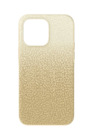 Coque iPhone 14 Pro Max ornée de cristaux Swarovski High - Jaune