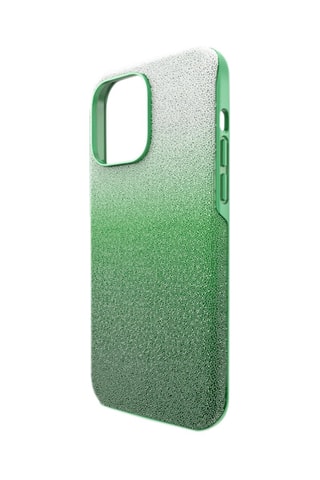 Coque iPhone 14 Pro Max ornée de cristaux Swarovski High - Vert