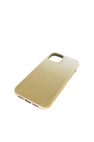 Coque iPhone 14 ornée de cristaux Swarovski High - Beige
