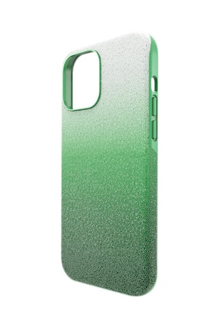 Coque iPhone 14 ornée de cristaux Swarovski High - Vert