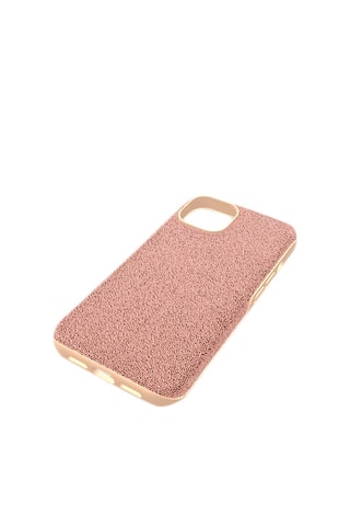 Coque iPhone 14 ornée de cristaux Swarovski High - Rose