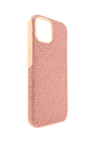 Coque iPhone 14 ornée de cristaux Swarovski High - Rose