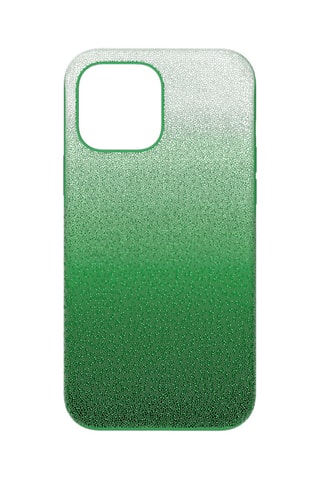 Coque iPhone 13 Pro Max ornée de cristaux Swarovski High - Vert