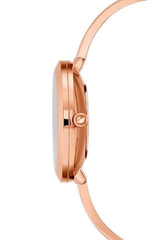 Montre à quartz en métal et or rose Crystaline