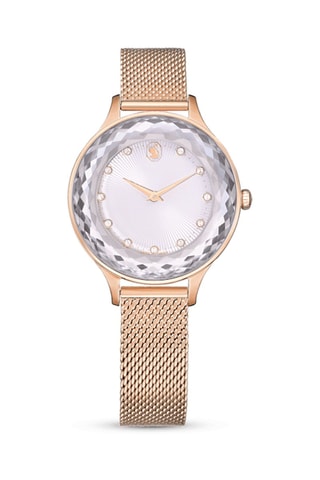 Montre à quartz en acier, dorée à l’or rose et ornée de cristaux Swarovski Octea Nova