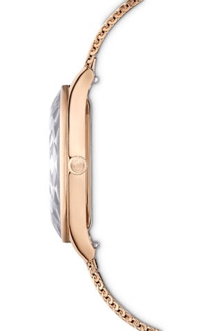 Montre à quartz en acier, dorée à l’or rose et ornée de cristaux Swarovski Octea Nova