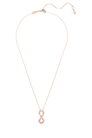Collier orné de cristaux Swarovski Hyperbola - Plaqué or rose