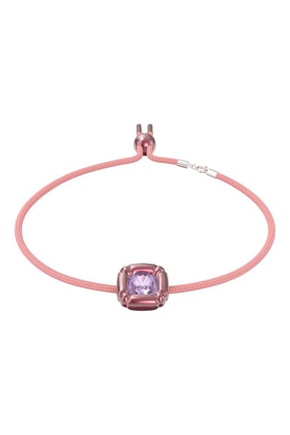 Collier orné de cristaux Swarovski Dulcis - Rose et violet