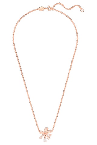 Collier orné de cristaux Swarovski Hyperbola - Plaqué or rose