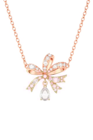 Collier orné de cristaux Swarovski Hyperbola - Plaqué or rose