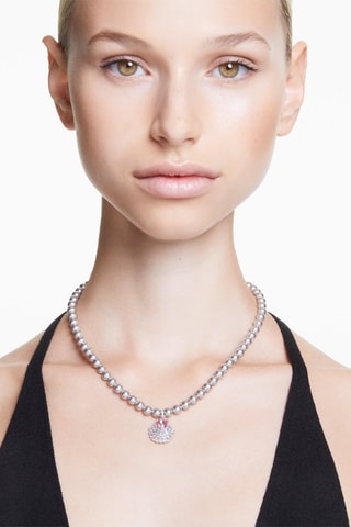 Pendentif orné de cristaux Swarovski Idyllia - Blanc