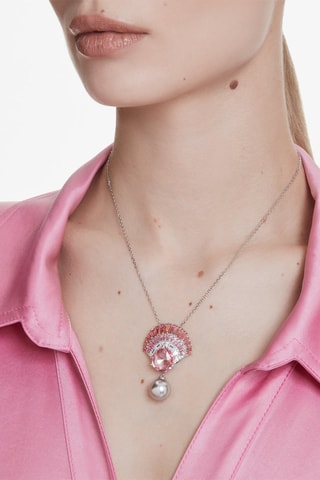 Pendentif orné de cristaux Swarovski Idyllia - Blanc