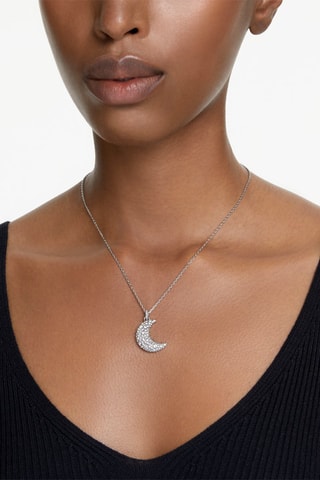 Pendentif orné de cristaux Swarovski Sublima - Blanc