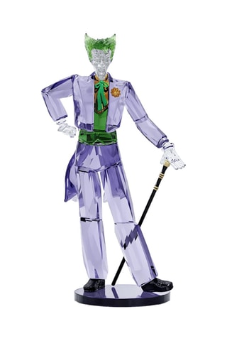 Figurine Joker DC Comics ornée de cristaux Swarovski - 6,1 x 14 x 7,5 cm