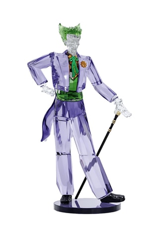 Figurine Joker DC Comics ornée de cristaux Swarovski - 6,1 x 14 x 7,5 cm