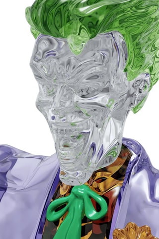 Figurine Joker DC Comics ornée de cristaux Swarovski - 6,1 x 14 x 7,5 cm