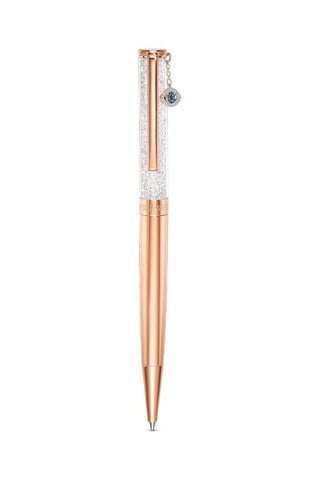 Stylo-bille orné de cristaux Swarovski Crystalline - Plaqué or rose