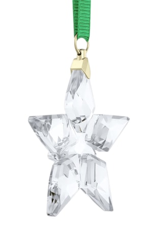 Etoile en cristaux Swarovski et plaquée or jaune Little star - 4,8 x 0,8 x 4,3 cm