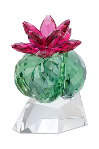 Figurine de cactus en cristaux Swarovski - 8,6 x 5,9 x 7,3 cm - Rouge