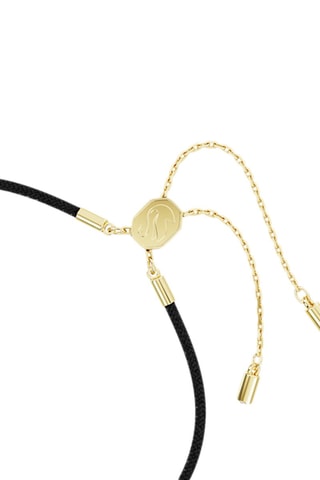 Bracelet orné de cristaux Swarovski - Plaqué or jaune