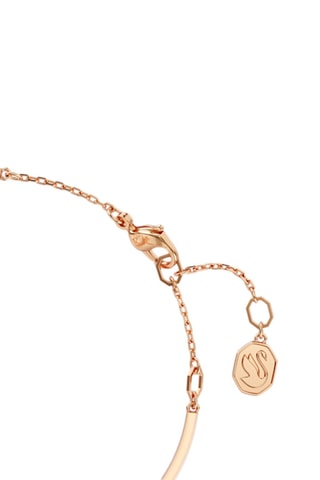 Bracelet orné de cristaux Swarovski - Plaqué or rose