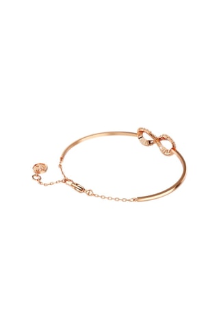 Bracelet orné de cristaux Swarovski - Plaqué or rose