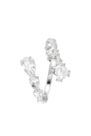 Jonc orné de cristaux Swarovski - Argenté