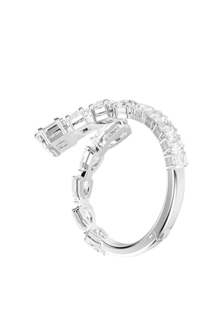 Jonc orné de cristaux Swarovski - Argenté