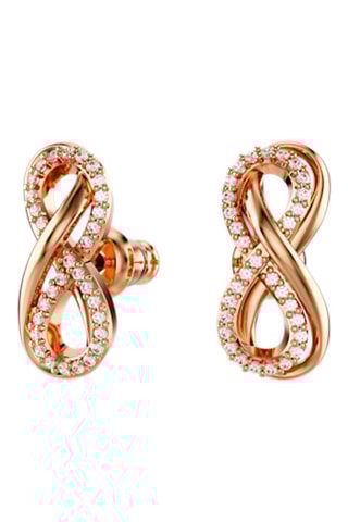 Boucles d’oreilles ornées de cristaux Swarovski - Plaqué or rose