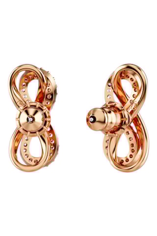 Boucles d’oreilles ornées de cristaux Swarovski - Plaqué or rose
