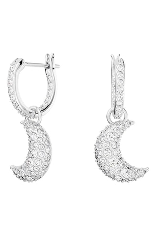 Boucles d’oreilles ornées de cristaux Swarovski - Argenté