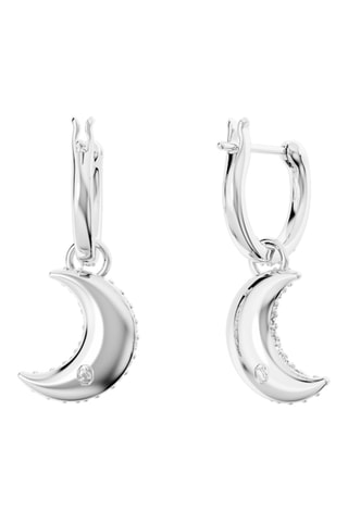 Boucles d’oreilles ornées de cristaux Swarovski - Argenté