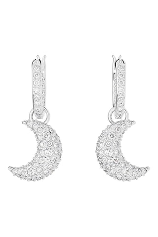 Boucles d’oreilles ornées de cristaux Swarovski - Argenté