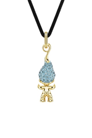 Pendentif orné de cristaux Swarovski Good Luck Trolls - Plaqué or jaune