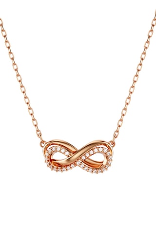 Pendentif orné de cristaux Swarovski - Plaqué or rose