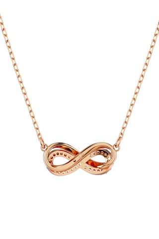 Pendentif orné de cristaux Swarovski - Plaqué or rose