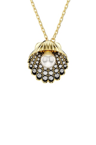 Pendentif orné de cristaux Swarovski - Plaqué or jaune 