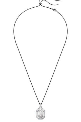 Pendentif orné de cristaux Swarovski - Argenté