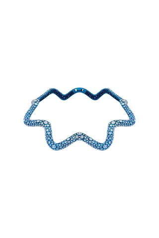 Collier orné de cristaux Swarovski - Bleu