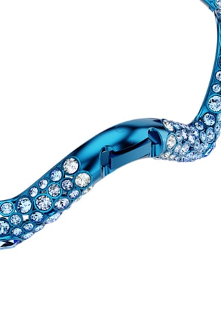 Collier orné de cristaux Swarovski - Bleu