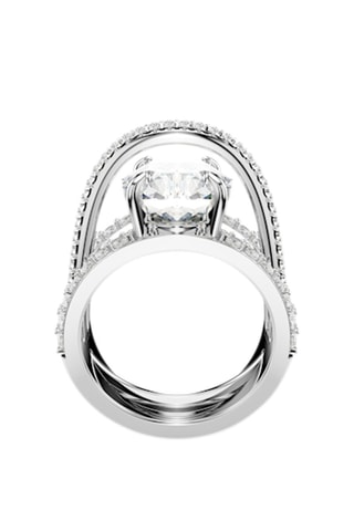 Bague ornée de cristaux Swarovski - Argenté