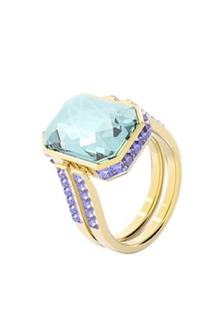 Bague ornée de cristaux Swarovski - Doré rose