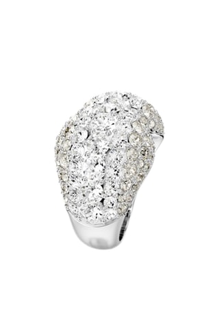 Bague ornée de cristaux Swarovski - Argenté
