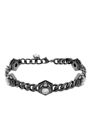 Gourmette ornée de cristaux Swarovski Numina - Noir