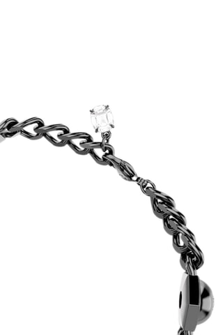 Gourmette ornée de cristaux Swarovski Numina - Noir