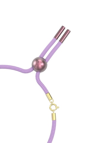 Bracelet orné de cristaux Swarovski Dulcis - Violet et rose