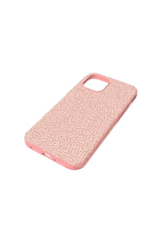 Coque iPhone 12 Pro Max ornée de cristaux Swarovski High - Rose pâle