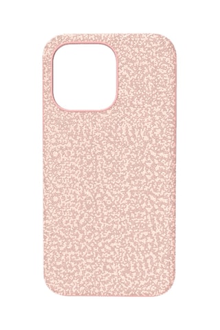 Coque iPhone 13 Pro ornée de cristaux Swarovski High - Rose