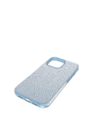 Coque iPhone 13 Pro ornée de cristaux Swarovski High - Bleu
